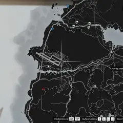 Gdzie jest wojsko w GTA 5? Na mapie widać Fort Zancudo, bazę wojskową na zachodzie, niedaleko lotniska.
