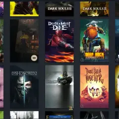 Gry z gatunku "steam family": Deep Rock Galactic, DOOM, Detroit: Become Human i inne.