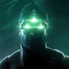 Sam Fisher w okularach z zielonymi światłami, gotowy do akcji w splinter cell remake.