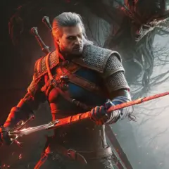 Geralt z Rivii gotów do walki z potworem. Fani spekulują o jego powrocie w Wiedźmin 4 premiera.