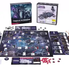 Zestaw do gry planszowej "Tyrants of the Underdark" z elementami Dungeons & Dragons. Gotowi na epickie gry fabularne?