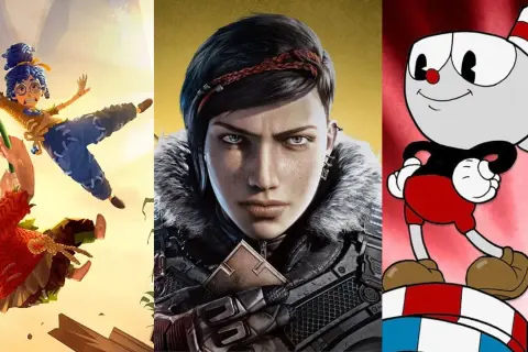 Postacie z gier "It Takes Two", "Gears 5" i "Cuphead" - idealne do wspólnej zabawy, czyli gry coop.