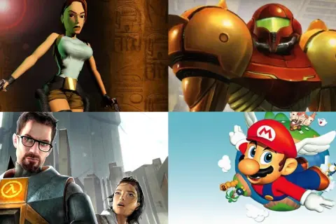 Lara Croft, Samus Aran, Gordon Freeman i Mario - ikony **starych gier komputerowych**, które ukształtowały pokolenia graczy.
