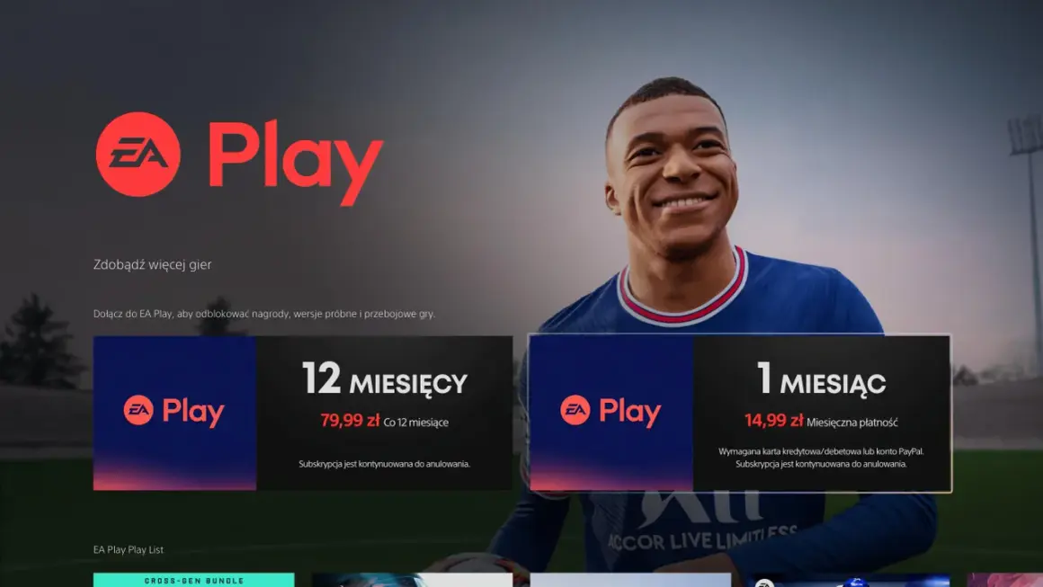 EA Play: jakie gry czekają? Subskrypcja daje dostęp do nagród, wersji próbnych i przebojowych tytułów.