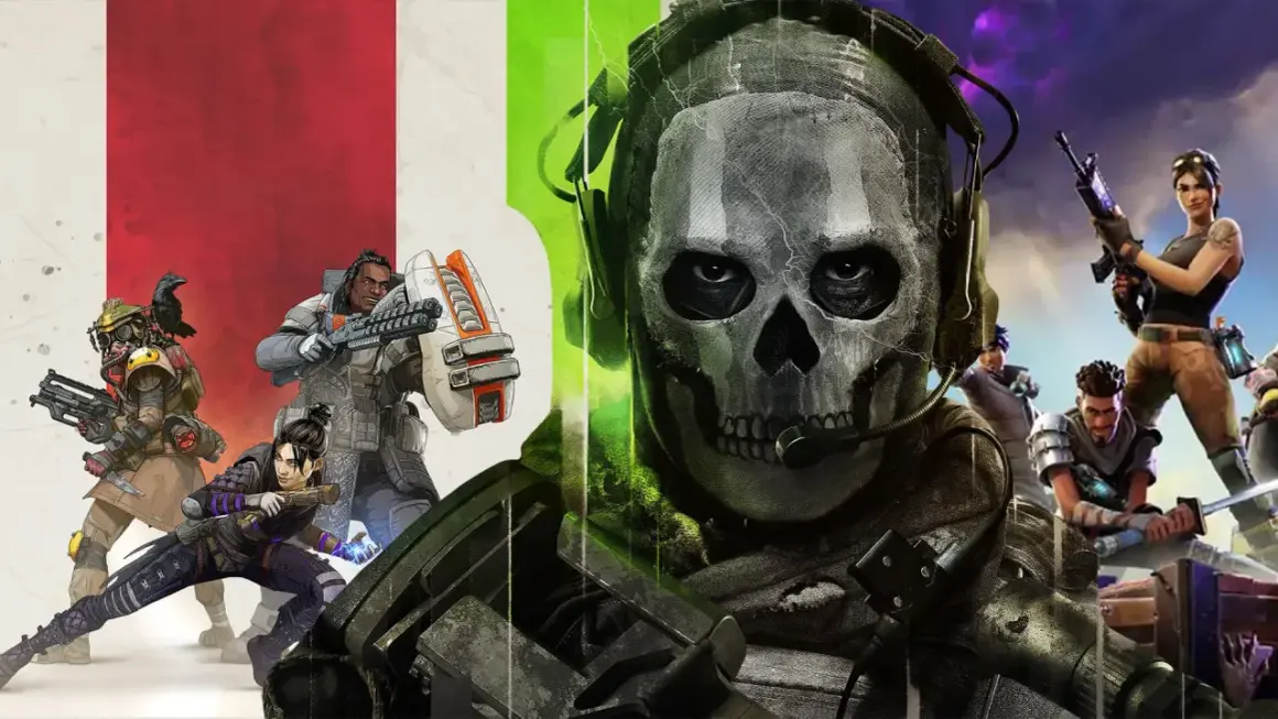 Postacie z Apex Legends, Ghost z Call of Duty i gracze Fortnite. Wiele emocji w grach przeglądarkowych multiplayer!