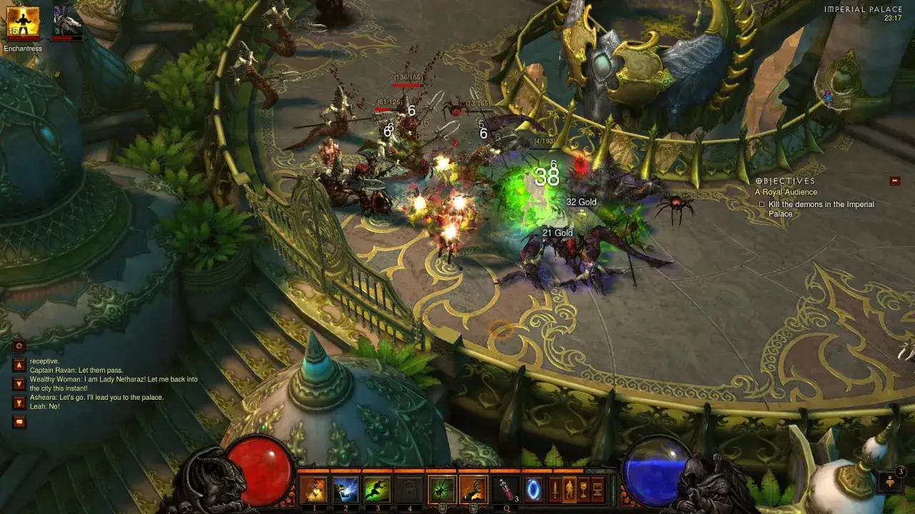 Gracz walczy z demonami w Diablo 3. Gra wymaga dobrego sprzętu, by płynnie działać.