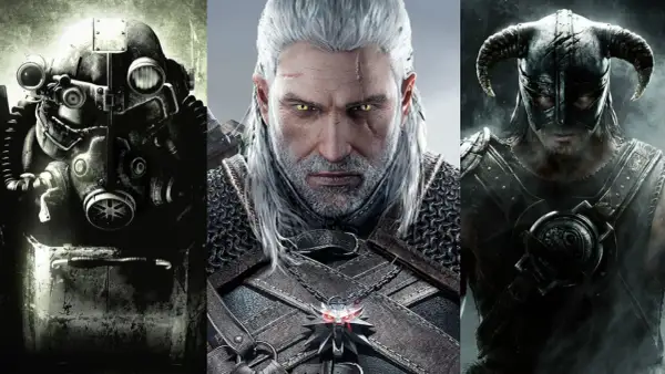 Postapokaliptyczny żołnierz, wiedźmin i nordycki wojownik – ikony gatunku stare gry RPG.