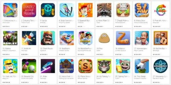 Jak pobrać darmowe gry na tableta Android bez ryzyka i kosztów