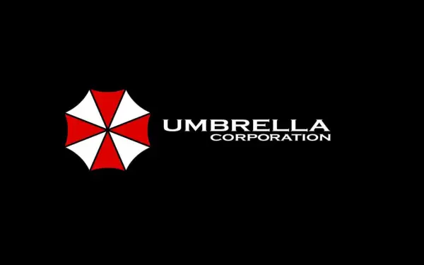 Logo Umbrella Corporation, symbolizujące potęgę i tajemnicę tej korporacji.
