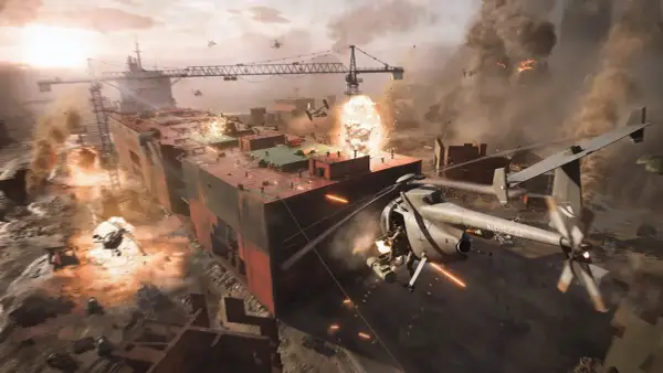 Bitwa na morzu z helikopterami i eksplozjami. Sprawdź Battlefield 2042 wymagania, by cieszyć się taką akcją!