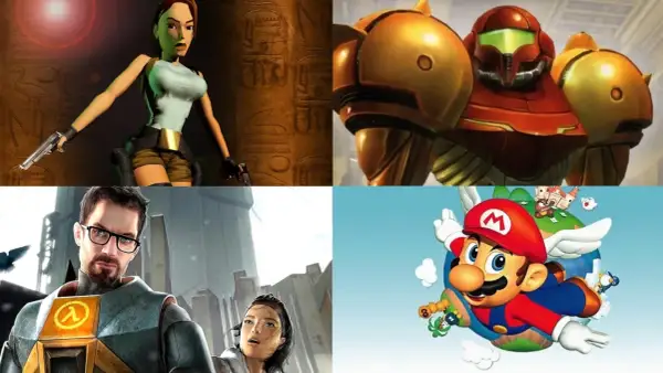 Lara Croft, Samus Aran, Gordon Freeman i Mario - ikony **starych gier komputerowych**, które ukształtowały pokolenia graczy.
